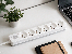 Prodlužovací kabel TRACER PowerCord 1,5m (3 outlets, white)